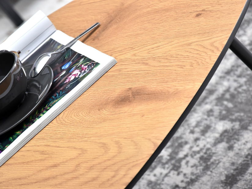 Măsuță de cafea Rossi S (stejar + negru)