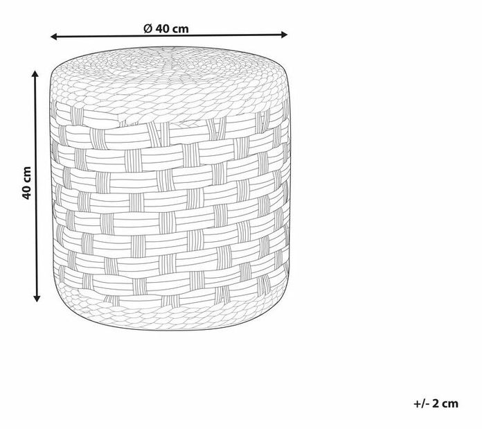 Taburetka Brunildo (béžová)