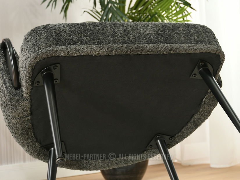 Fotelja Carma F (grafit + crna)