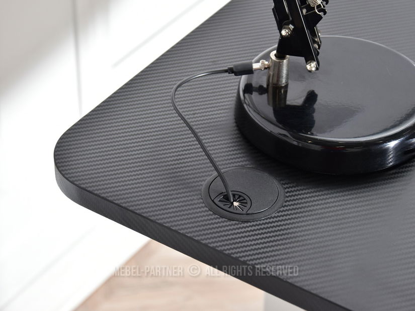 Masă PC Wilhelm (negru + alb)