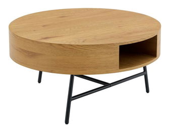 Măsuță cafea Turin (stejar + negru)