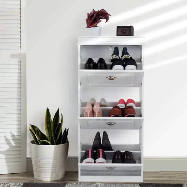 Cipőtároló 3 soros Slebera typ 2 (fehér)