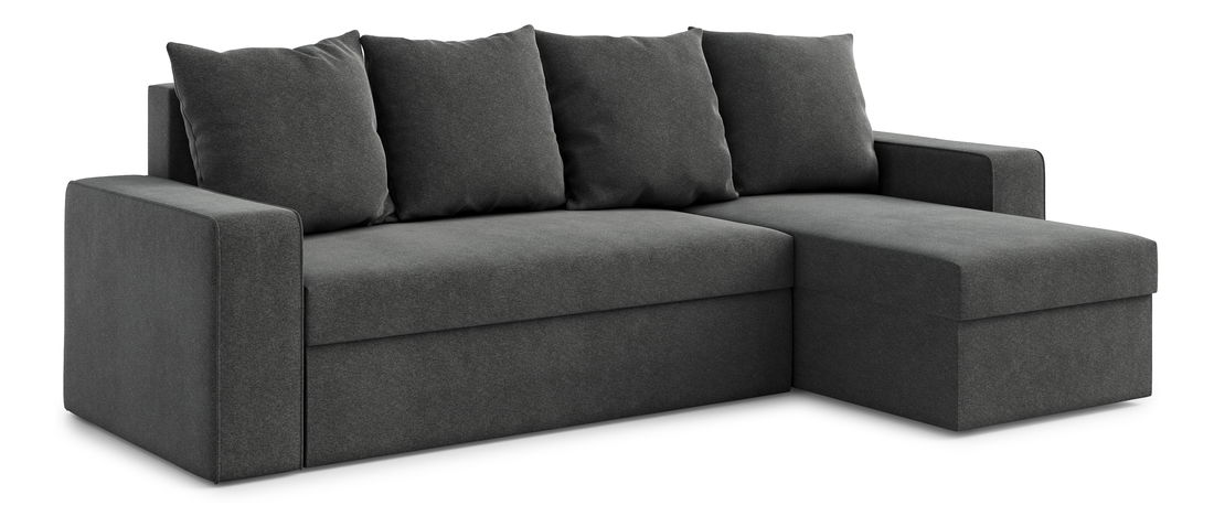 Sarokkanapé Duff (J) (fekete)