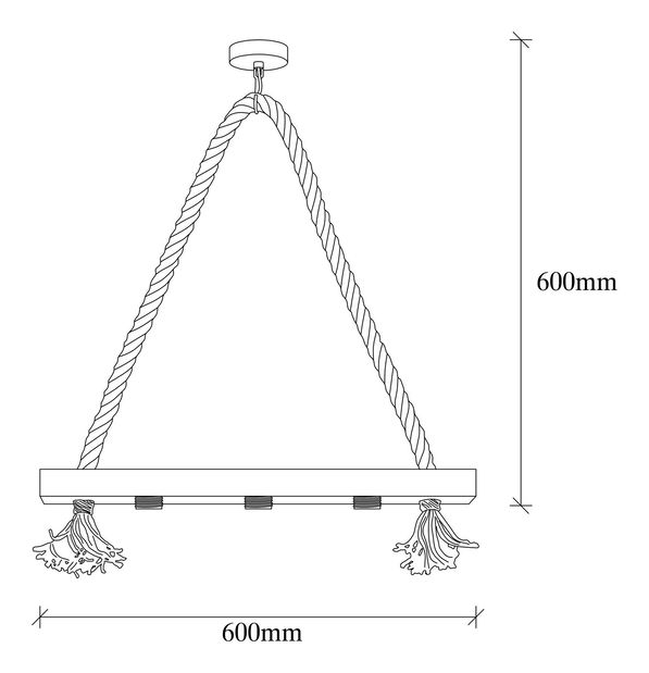 Stropna svjetiljka Erby 106