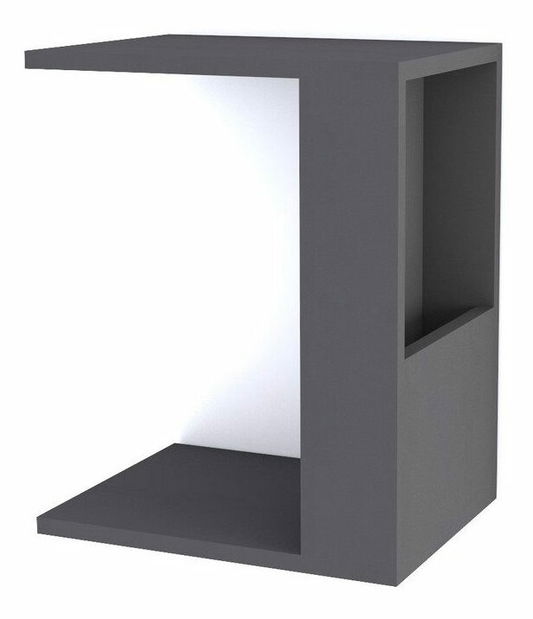 Măsuță laterală Ditosi (antracit)