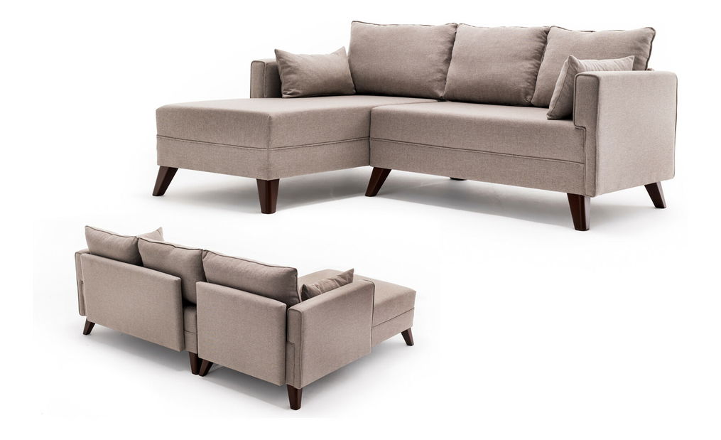 Rozkladacia pohovka Bellina 2 (béžová) (L)