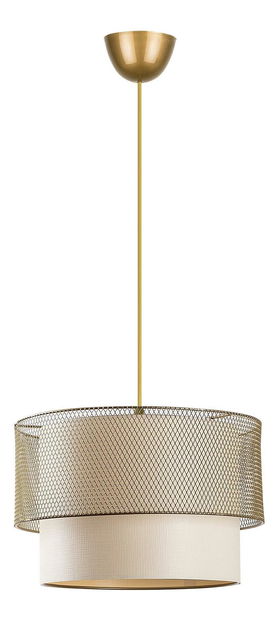 Stropna svjetiljka Mesagrande 1 (krem + zlatna)