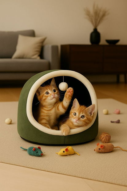 Peliešok pre mačky Alasia (zelená)