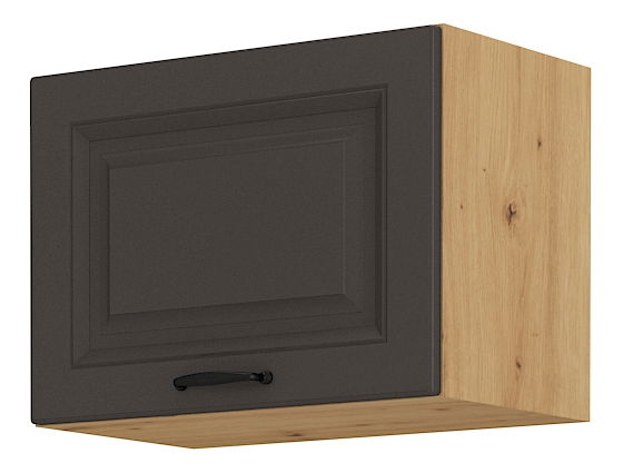 Dulap superior bucătărie Sheila 50 GU 36 1F (stejar artisan + grafit)
