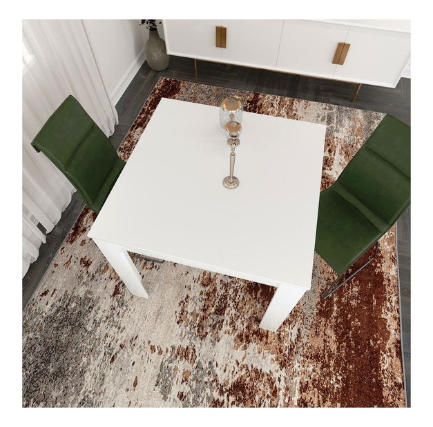 Masă sufragerie Signal 90 (pentru 4 persoane) (Alb) 