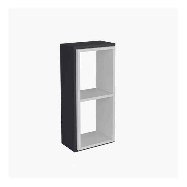 Polica Sepada 3 (antracit + bijela)