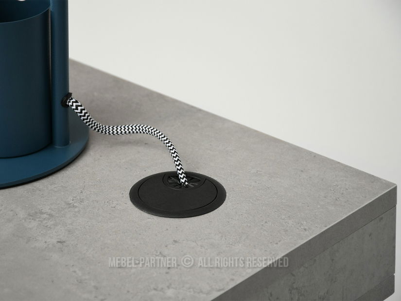 PC asztal Osto 140 (beton + fehér)