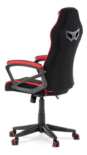 Uredska fotelja Ynais-Y340-RED (crvena + crna + srebrna)