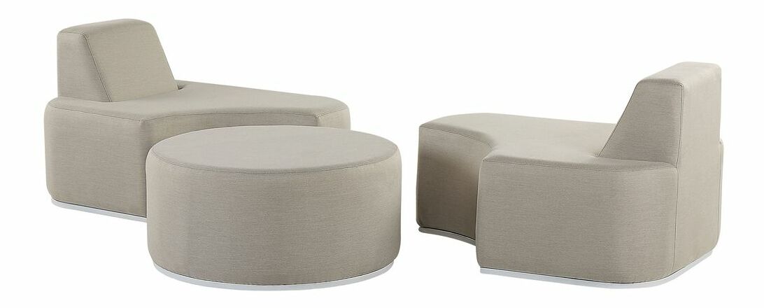 Kerti készlet Fabry (világosszürke)