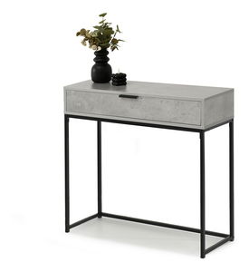 Konzolni stolić Norma M (beton + crna)