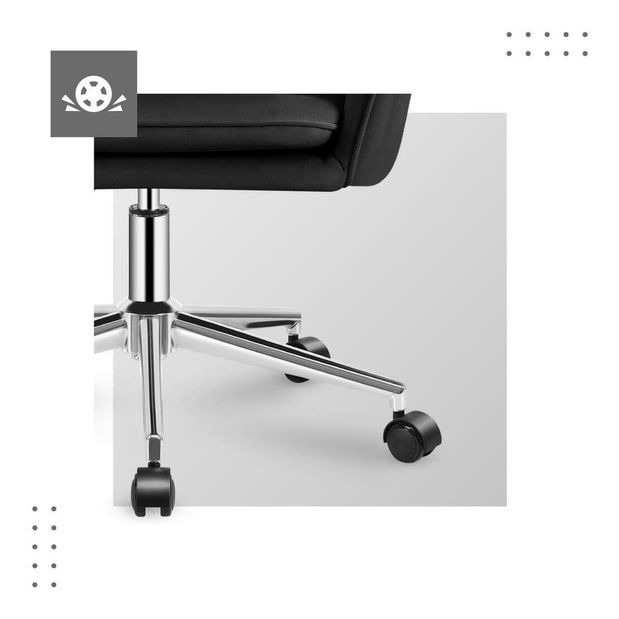 Fotoliu de birou Forte 5.2 (negru)