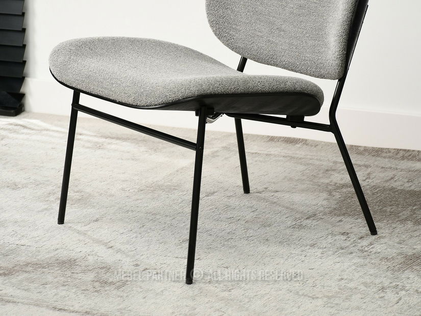 Fotoliu Black (gri + negru)