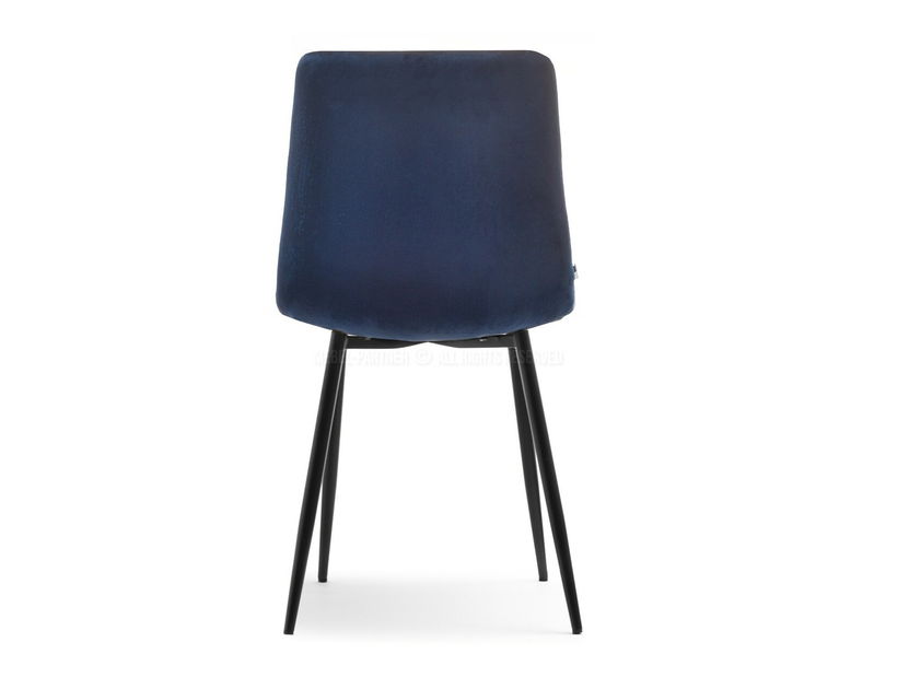 Scaun Mia (albastru marin + auriu)