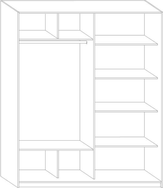 Dulap de haine Retford 180 A