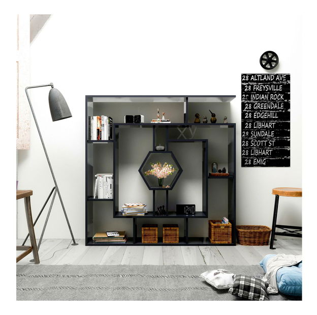 Regál Labrader (fekete)