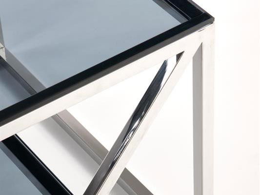 Dohányzóasztal Apolonia (ezüst)