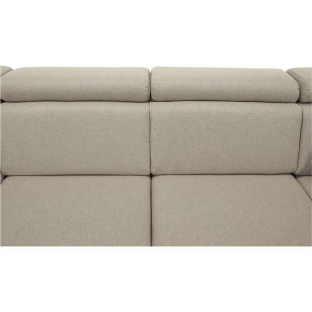 U-alakú sarokkanapé Maidstone (bézs) (J)