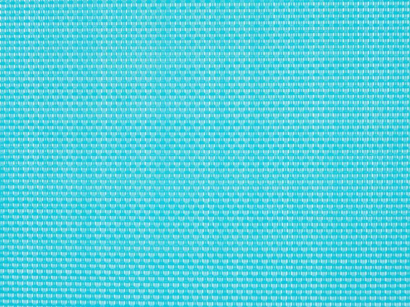 Șezlong de grădină NESS (textil) (albastru)
