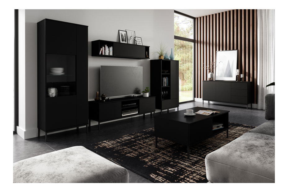 Vitrin Quebec WIT70 (matt fekete)