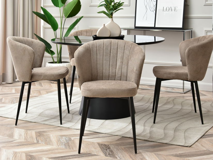 Scaun Zane (bej + negru) *vânzare stoc