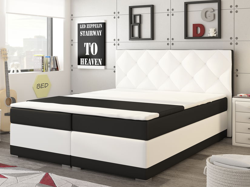Boxspring Franciaágy 180 cm Modena (matracokkal)