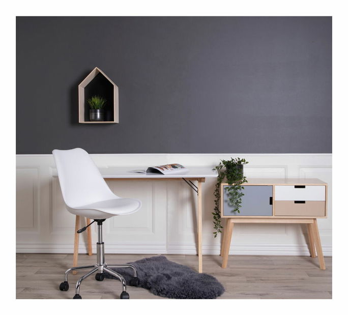 Masă PC Virelia 3 (alb)