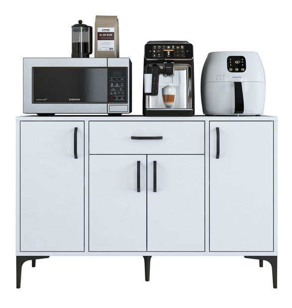 Komód Jenaretta 136B (fehér)