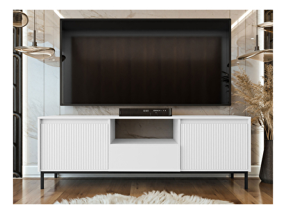 Set mobilier living Somkera I (Alb + auriu) 