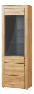 Vitrina Kogro 10 (hrast camargue + crna mat)