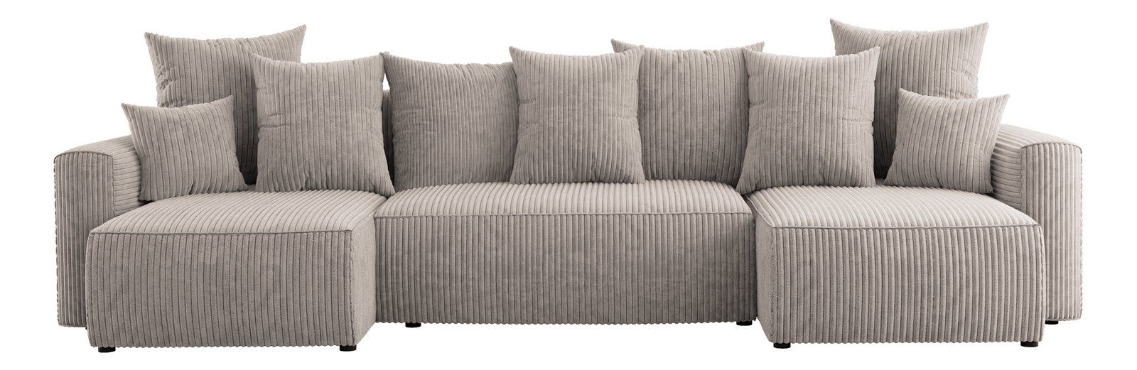 Kutna garnitura Denia U (svijetlosmeđa)