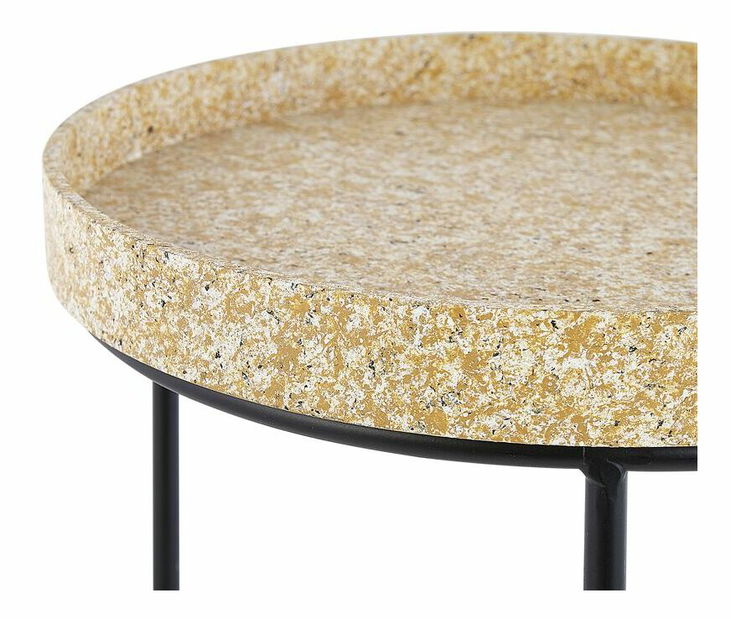 Set 3 kom. pomoćnih stolića- TAXAN (crna)