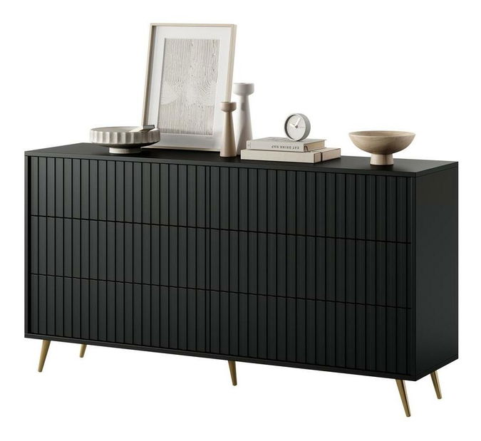 Skrinka Biel B5 (čierna + zlatá)