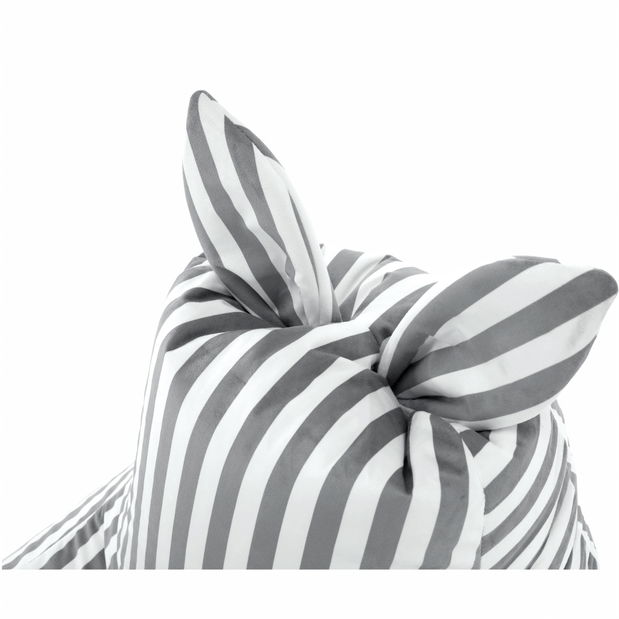 Sedací vak Lampo (sivá + biela)