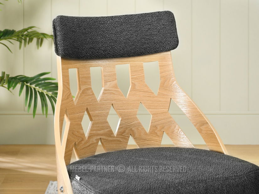 Stolica Crab (grafit + hrast)