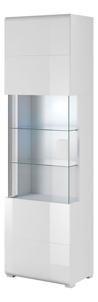 Vitrină Tamie Typ 05 (alb lucios)