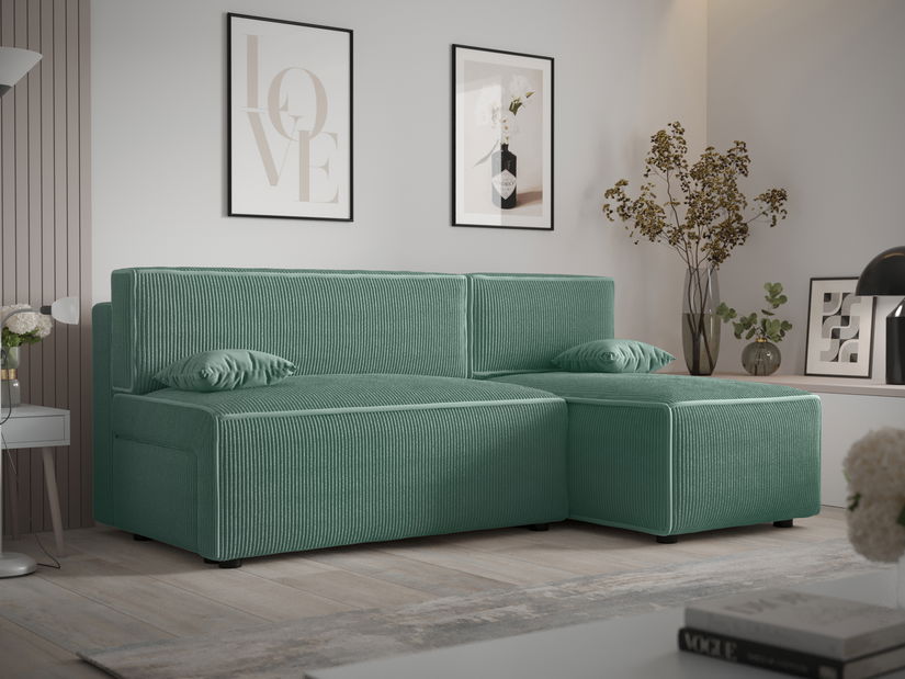 Rohová sedacia súprava Mirage Sed (mätová) (P)