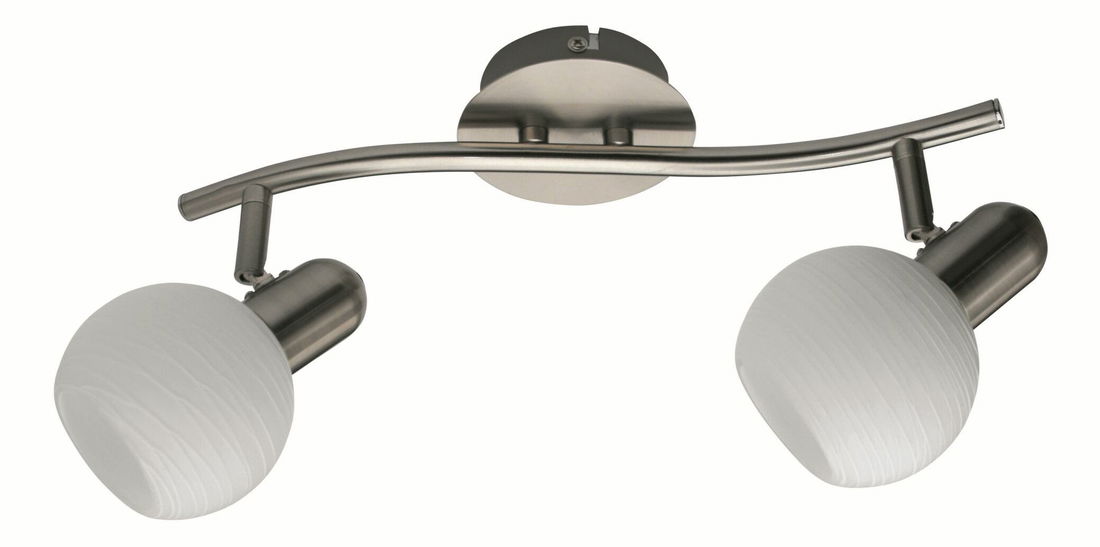 Spot LED Aurel 6342 (satin crom + motiv alb)