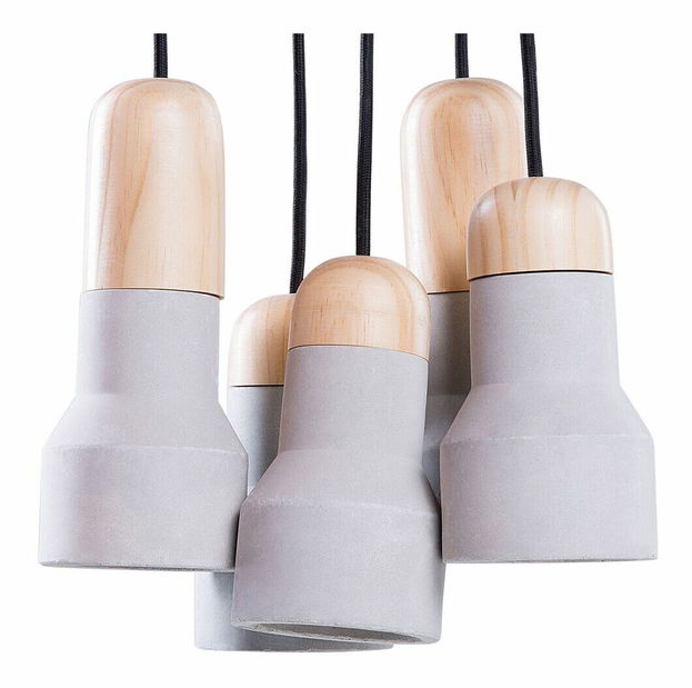 Závesná lampa Acura (svetlosivá) 5D