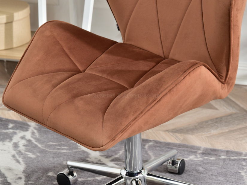 Fotoliu Velma M (cupru + crom)