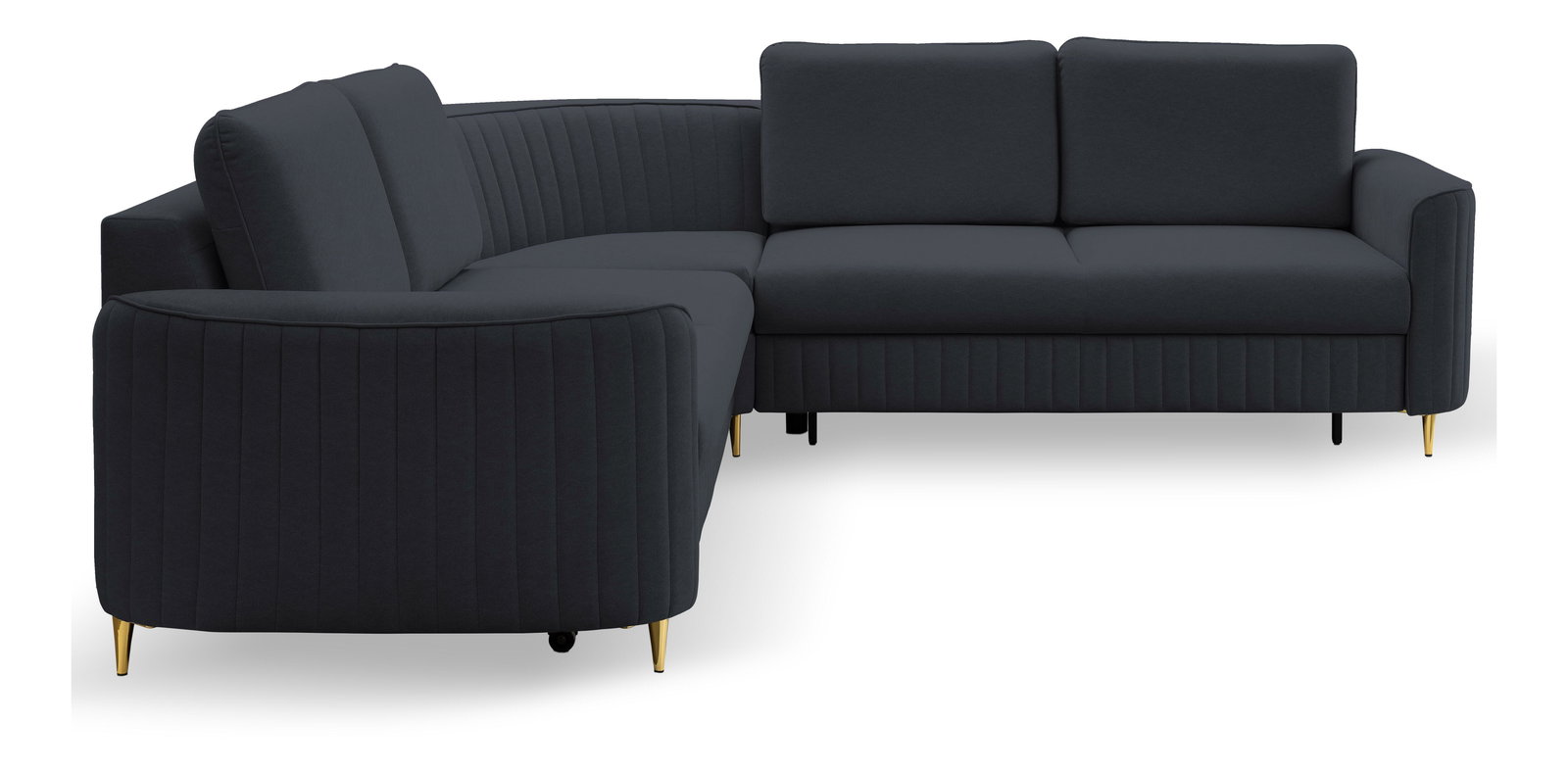 Sarok ülőgarnitúra Loreeen (sötétkék) (B)