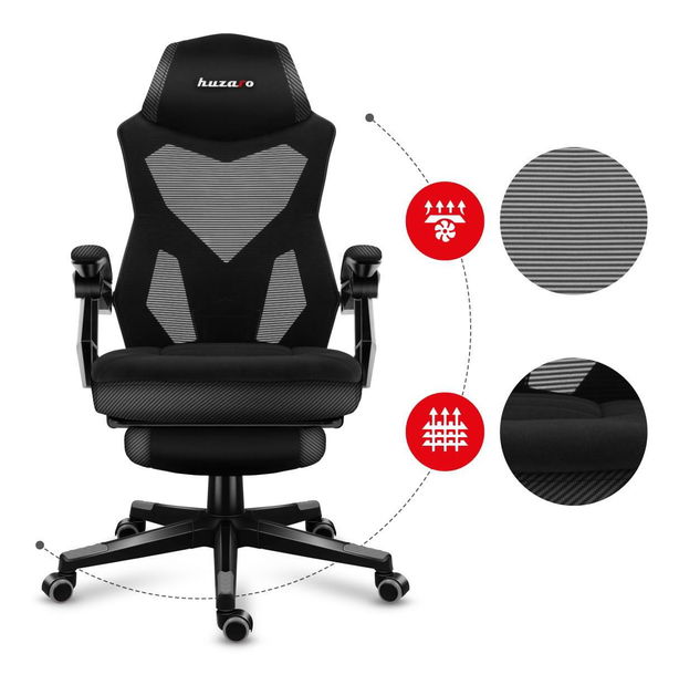Scaun de gaming Cruiser 3 (negru + carbon) *vânzar