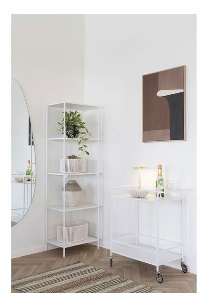 Set 2 ks košíkov Aiamiraia 1 ( sivobiela)