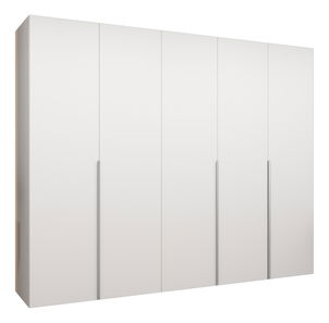 Šatníková skriňa 250 cm Alice 1 (biela + kašmír)