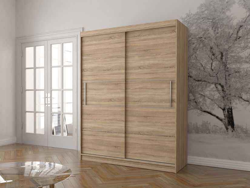 Ormar za garderobu Viola 06 (hrast sonoma + hrast sonoma)