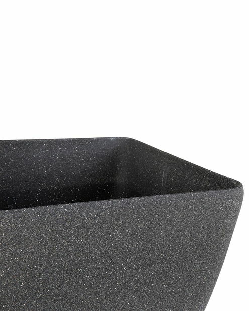 Virágtartó ZONS 34x34x34 cm (üveglaminált) (szürke)